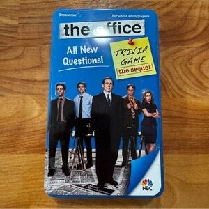 THE OFFICE Trivia Game The Sequel Blue Tin Pressman 2010 New